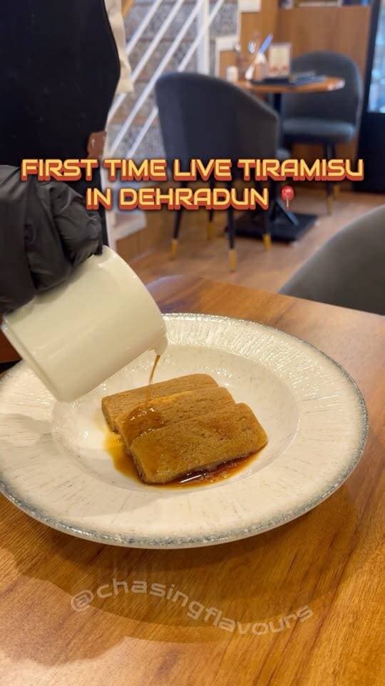 Dehradun’s first LIVE TIRAMISU is here ☕️🤎 and honestly, it’s a whole dessert heaven!
From rich, creamy tiramisu to amazing coffee, thecha chowmein, creamy kebabs & chilli naan Mi Amor is such a vibe! ✨
📍 Raipur Road, near IAS Colony, Dehradun
Save this for your next food date🎀
#miamor #dehradun #chasingflavours #dehradunfoodie #foodie