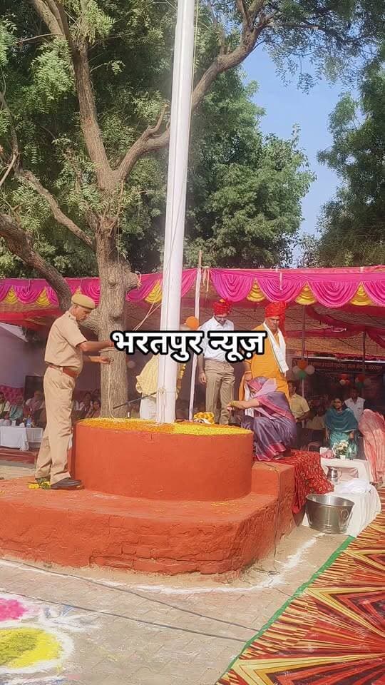 श्री जसबंत प्रदर्शनी एवं पशु मेले में हुआ ध्वजारोहण