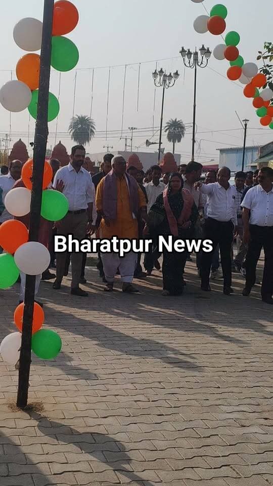 भरतपुर श्री जसवंत प्रदर्शनी एवं पशु मेले के उद्घाटन, में पहुंचे गृह राज्य मंत्री जवाहर सिंह बेड़म