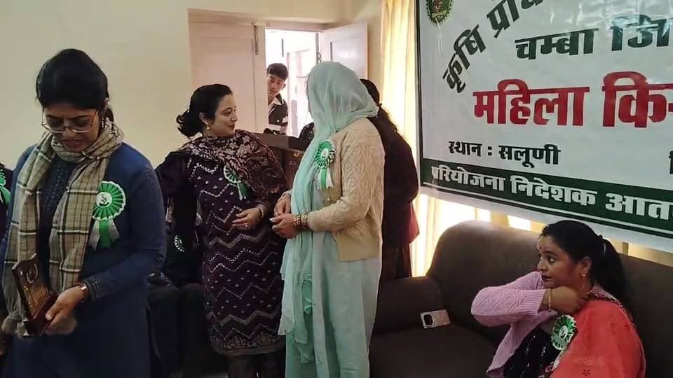 सलूणी में मनाया गया महिला किसान दिवस!
कृषि प्रौद्योगिकी प्रबंधन अभिकरण (आत्मा), जिला चंबा के तत्वावधान में आयोजित कार्यक्रम में जिला परिषद अध्यक्ष रेखा ठाकुर उपस्थित रहीं। इस दौरान महिला किसानों को सब्जी उत्पादन संबंधी जानकारी साझा की गई और कृषि क्षेत्र में महिलाओं के योगदान को प्रोत्साहित करने पर जोर दिया गया।
📍 सलूणी, जिला चंबा
✍️ पहाड़ी न्यूज़ सुनील पहाड़ी
#महिलाकिसानदिवस #सलूणी #चंबा #हिमाचलप्रदेश #कृषि #PahadiNewsSunilPahadi