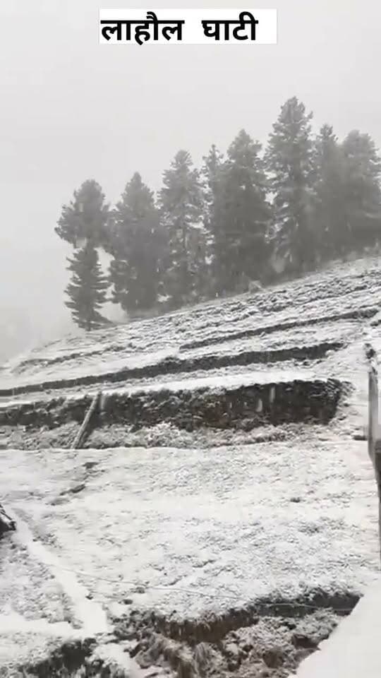 लाहौल घाटी में ताजा हिमपात #SpitiValley #snowfall #2026 #himachalpradesh