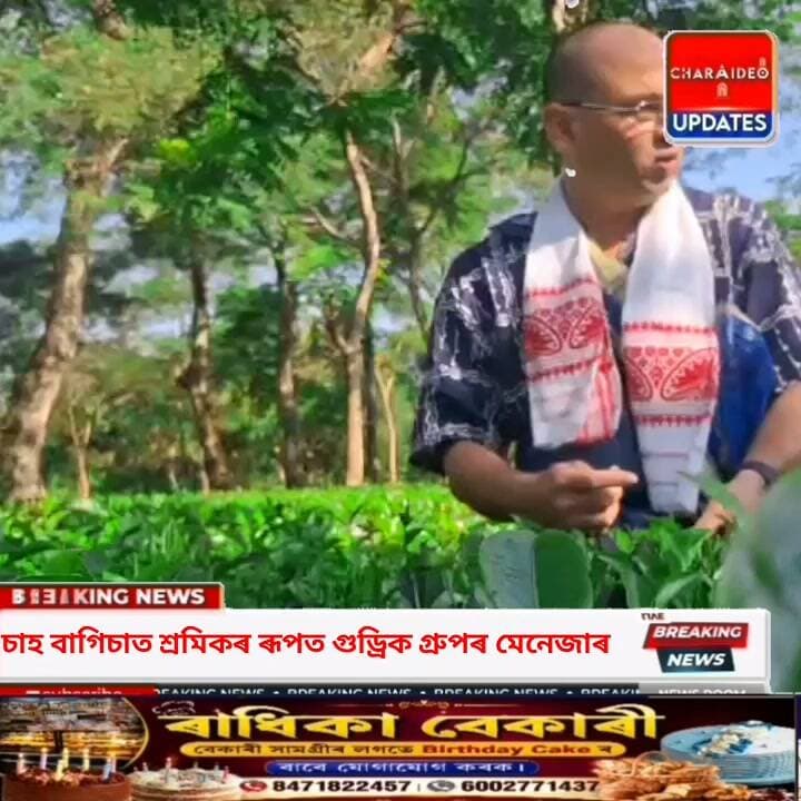 ♦️চাহ উদ্যোগত ব্যৱস্থাপনা আৰু শ্ৰমিকৰ নতুন সেতু: বৰপাত্ৰ বাগিচাত নাইজেল ডিচোজাৰ প্ৰেৰণাদায়ী পদক্ষেপ।
♦️AC ৰুম এৰি হাতত জাবি ল'লে গুড্ৰিক গ্ৰুপৰ শীৰ্ষ বিষয়াই! চৰাইদেউৰ বৰপাত্ৰ বাগিচাত এক অভূতপূৰ্ব দৃশ্য...
♦️প্ৰতিকূলতাক নেওচি শ্ৰমিকৰ কাষত: দিনটোত ৩৩ কেজি চাহ পাত চিঙি সংবাদ শিৰোনামত নাইজেল ডিচোজা।
#foryou #facebookreels #trandingreels #nonflowers