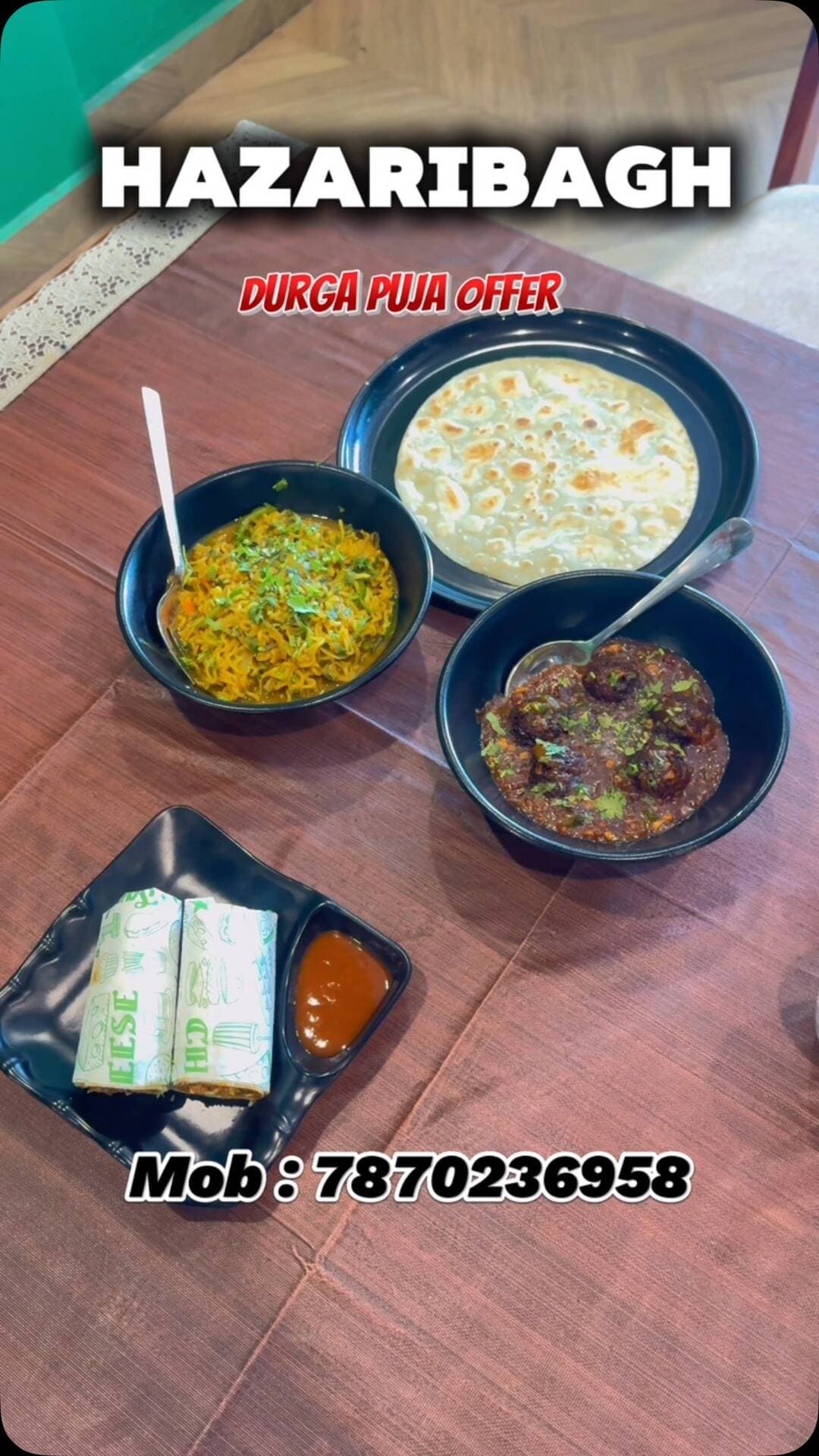 Durga Puja Offer chal Raha hai Hazaribagh Ke is Restaurant Me #hazaribagh #foodblogger