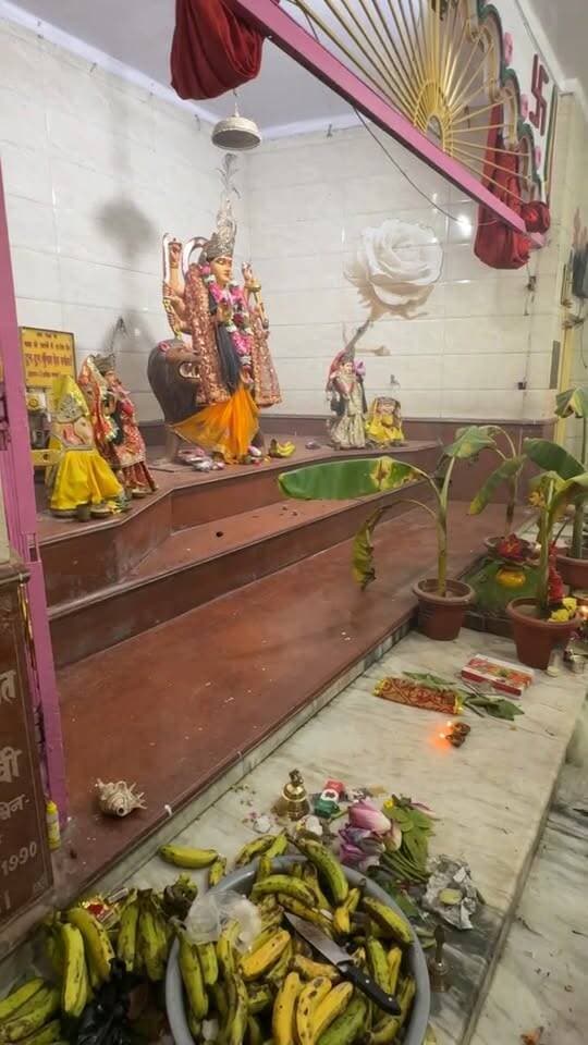 सिमरी बख्तियारपुर के बड़ी दुर्गा स्थान से माता की आरती लाइव:-