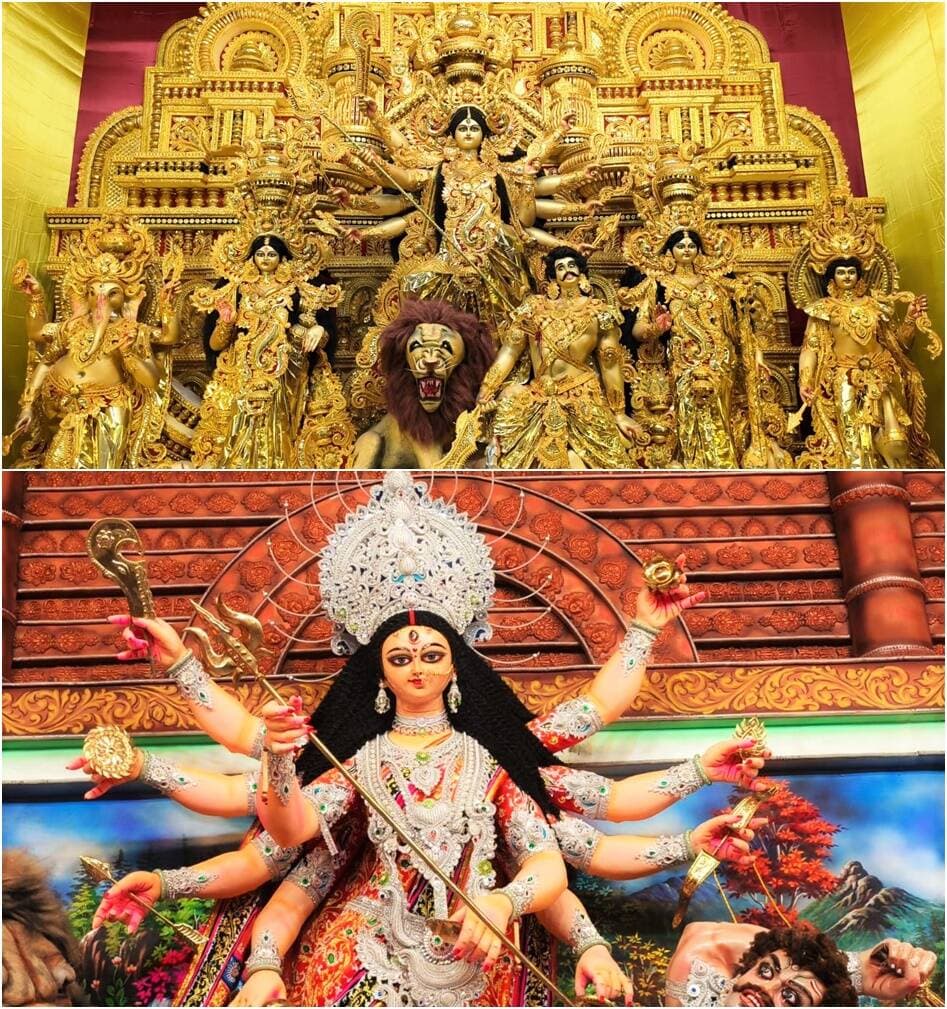 मां दुर्गा की भक्ति में पूरा भुवन सराबोर है। शारदीय नवरात्र की श्रद्धा घरो से लेकर पूजा पंडालों तक देखने को मिल रही है। मां भवानी के भक्तो के लिए रांची के ज्यादात्तर पूजा पंडाल आज से खोल दिए गए, जहां आस्था का सैलाब उमड़ रहा है। कहीं सर्ववेद मंदिर, तो कहीं तमिलनाडु का विश्व प्रसिद्द बृहदेश्वर मंदिर का प्रारूप भक्तो का मन मोह रहा है।