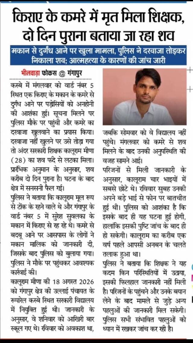 #news #rajasthan #bhilwara #newsupdate #crime