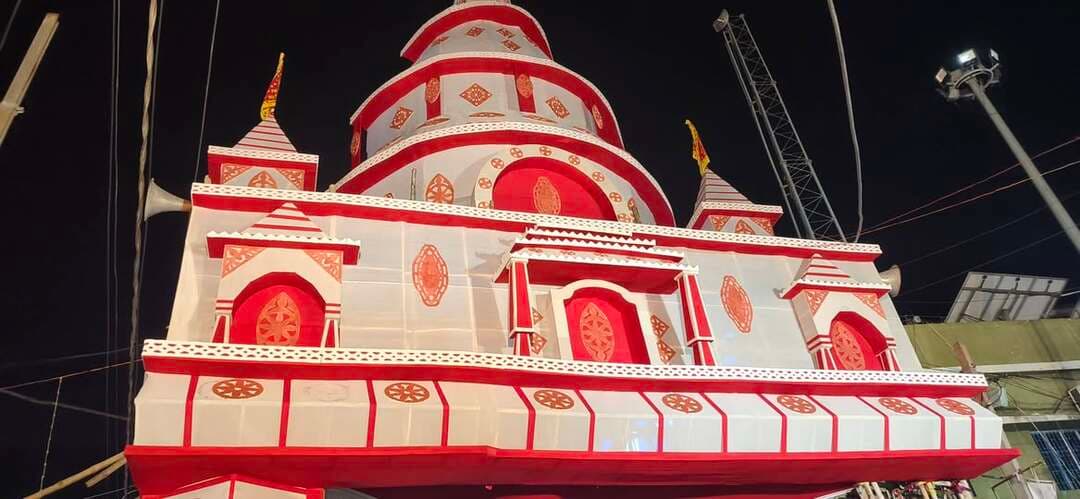 बनगांव बाज़ार दुर्गा पूजा पंडाल