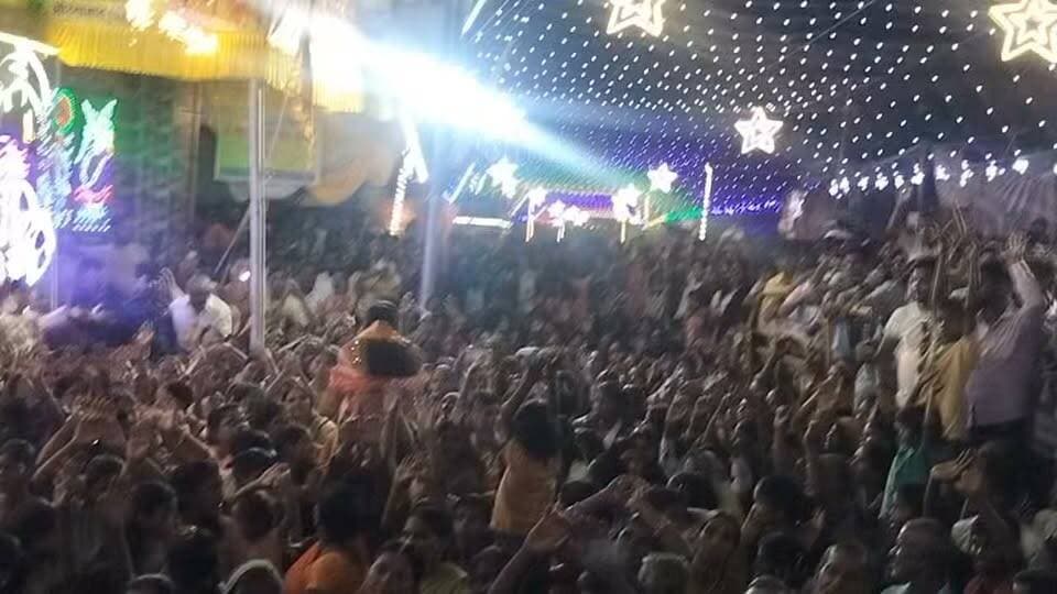 रफीगंज में गायिका कंचन सिंह का जलवा।
