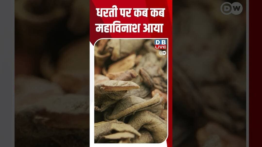 धरती पर कब कब महाविनाश आया #dwhindinews #MassExtinction #Earth