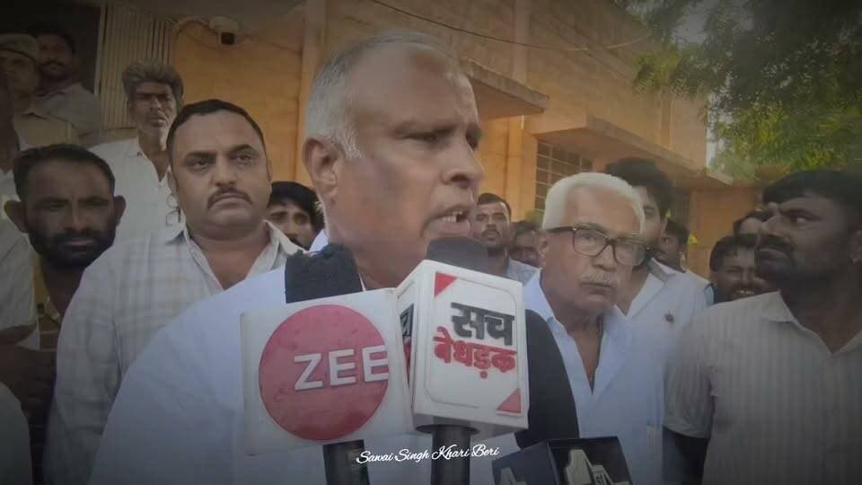 पुलिस की गुंडागर्दी पत्रकारों पर नहीं चलेगी
बोले उम्मेद सिंह राठौड़ / श्रवण सिंह डेलासर प्रकरण