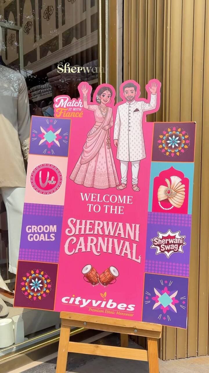 Dulha Maxxing starts at CityVibes! 🤵✨
From contemporary elegance to royal sherwanis, discover your perfect dulha look with exquisite designs, rich embroidery, premium fabrics and styles for every budget. One destination, your complete wedding look!
Getting married? Visit your nearest CityVibes store and start Dulha Maxxing! 🔥
📍 CityVibes Indore
✨ Kalpataru Grandeur — Opp. Yeshwant Club, Lantern Square
📞 +91 90090 20011
✨ M.G. Road — Ahinsa Tower, Near Indraprasth Tower
📞 +91 90090 21122
✨ Sapna Sangeeta Road — Cityvibes Square, Sneh Nagar
📞 +91 90090 21133
#CityVibes #DulhaMaxxing #SherwaniCollection #GroomWear #MensEthnicWear IndianWeddingFashion GroomStyle WeddingShopping IndoreFashion Indore