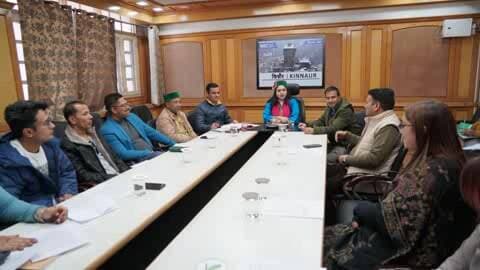 निचार: किन्नौर महोत्सव-2026 के प्रचार-प्रसार की रणनीति पर बैठक