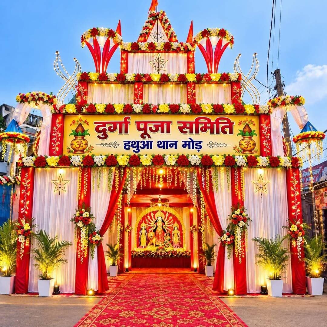 हथुआ के थाना मोड़ पर बना भव्य पूजा पंडाल <nis:link nis:type=tag nis:id=durgapuja nis:value=durgapuja nis:enabled=true nis:link/> <nis:link nis:type=tag nis:id=post nis:value=Post nis:enabled=true nis:link/> <nis:link nis:type=tag nis:id=viralpost nis:value=viralpost nis:enabled=true nis:link/>