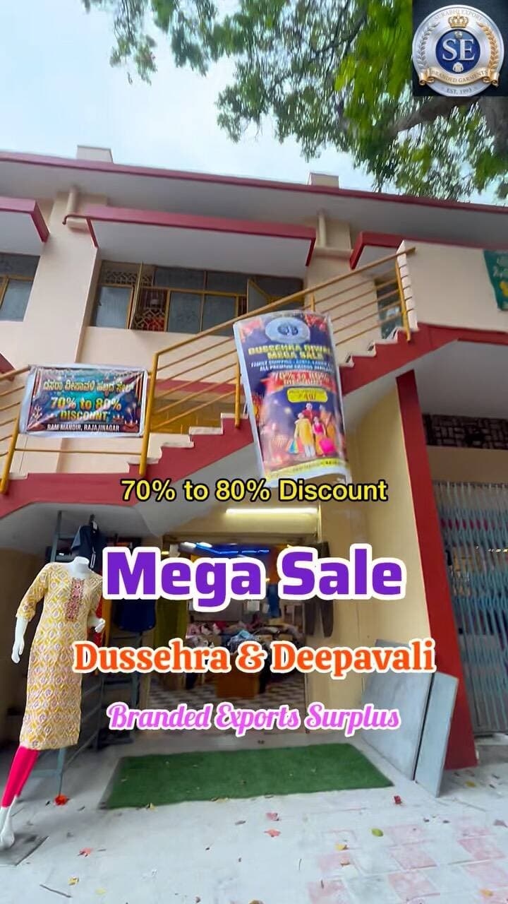 📌 @love_bengaluru @surabhiexport
.
.
#megasale #salé #expo #festivalsale