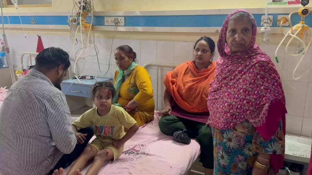 ਸੁਲਤਾਨਪੁਰ ਲੋਧੀ: ਟਿਊਸ਼ਨ ਜਾ ਰਹੀ ਬੱਚੀ ਨੂੰ ਮੋਟਰਸਾਈਕਲ ਨੇ ਮਾਰੀ ਟੱਕਰ, ਜ਼ਖ਼ਮੀ