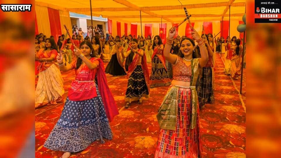 स्कॉटिश सेंट्रल स्कूल में डांडिया कार्यक्रम का भव्य आयोजन
