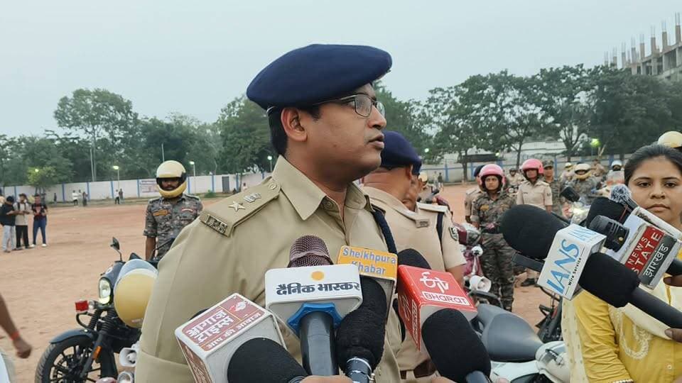 पुलिस अधीक्षक हिमांशु कुमार शेखपुरा
