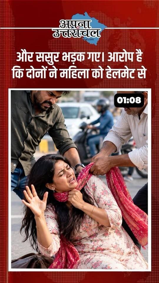 उत्तराखंड की आज की 4 बड़ी खबरें 🚨 | हरिद्वार, बागेश्वर और रेखा आर्या से जुड़े बड़े अपडेट!
हरिद्वार में महिला के साथ कथित मारपीट, बागेश्वर के मां भगवती मंदिर में आग, कैबिनेट मंत्री रेखा आर्या के गंभीर आरोप और हरकी पैड़ी क्षेत्र में 31 लोगों की गिरफ्तारी—जानिए उत्तराखंड की आज की 4 बड़ी खबरें।
📍 आप उत्तराखंड के किस शहर से हैं? कमेंट में बताएं और ऐसी ही लेटेस्ट Uttarakhand News के लिए पेज को फॉलो करें।
#UttarakhandNews #UttarakhandSamachar #HaridwarNews #BageshwarNews #RekhaArya