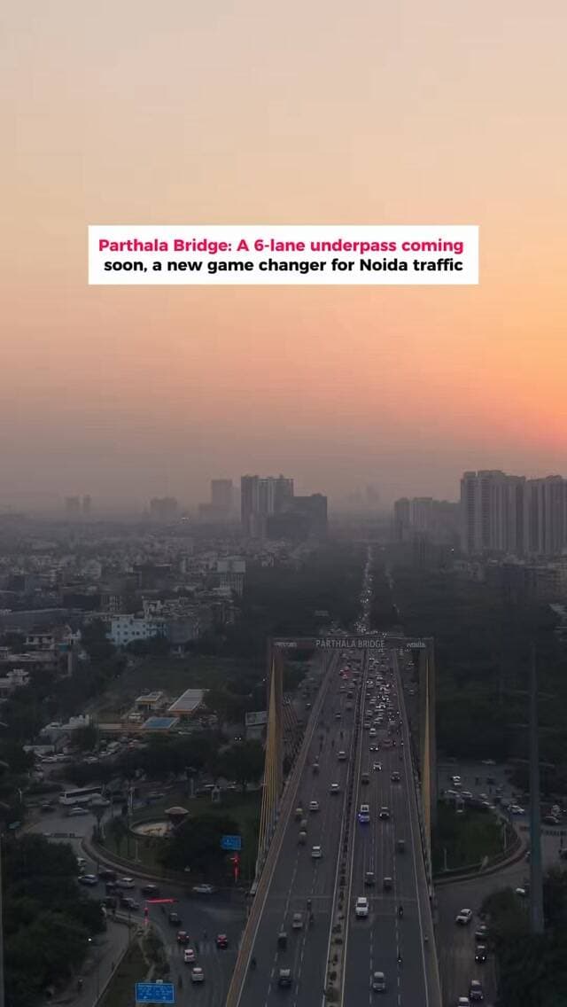 Noida Parthala Bridge: A 6-Lane Underpass Coming Soon – A New Game Changer for Noida Traffic! 🚧
A big infrastructure update for Noida residents! A proposed 6-lane underpass near Parthala Signature Bridge aims to reduce traffic congestion and improve connectivity across Noida and Greater Noida West.
📍 Location: Parthala Chowk, Noida
🛣️ Proposed Length: Approximately 710 metres
💰 Estimated Cost: ₹80 crore
🏗️ Construction Start: Expected by the end of 2026, subject to approvals and tender process
⏳ Expected Completion: Around 18 months after construction begins
How will it benefit Noida residents?
✅ Reduced traffic congestion near Parthala Chowk
✅ Smoother travel along the FNG Corridor
✅ Improved connectivity between Chhijarsi and Sorkha
✅ Better traffic movement towards Ghaziabad and NH-9
✅ Potentially smoother connectivity towards Noida and Greater Noida Expressways
✅ Easier daily commuting for Greater Noida West residents
The project aims to improve traffic flow and make daily travel more convenient. The construction timeline and project details remain subject to official confirmation.
Follow for more Noida infrastructure updates!
Search Keywords: Noida Parthala Bridge, Parthala Signature Bridge 6 Lane Underpass, Noida Underpass Coming Soon, Parthala Chowk Traffic Update, Noida Latest News 2026, Noida Infrastructure Development, 710 Metre Underpass Noida, ₹80 Crore Underpass Project, FNG Corridor Update, Greater Noida West News, Chhijarsi Sorkha Connectivity, Noida Traffic Relief Project, Noida Road Development, Ghaziabad Connectivity, NH-9 Connectivity, Noida Expressway Connectivity, Noida New Construction Project, Noida Development Updates
#Noida #ParthalaBridge #NoidaNews #NoidaTraffic #GreaterNoidaWest ParthalaUnderpass FNGCorridor NoidaUpdates Infrastructure DelhiNCR