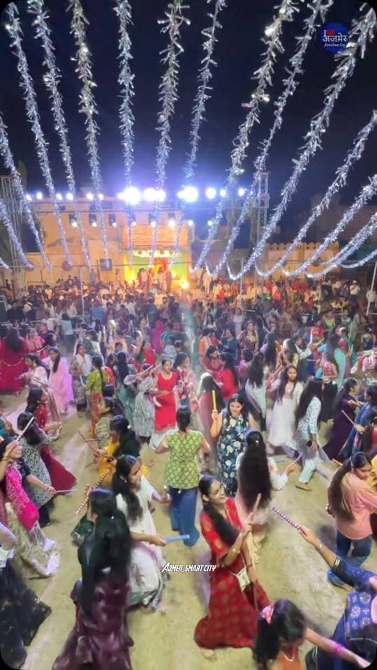 अजमेर के गढ़वाल पैलेस में हो रहा है शहर का सबसे भव्य डांडिया और गरबा रास 😍🔥
