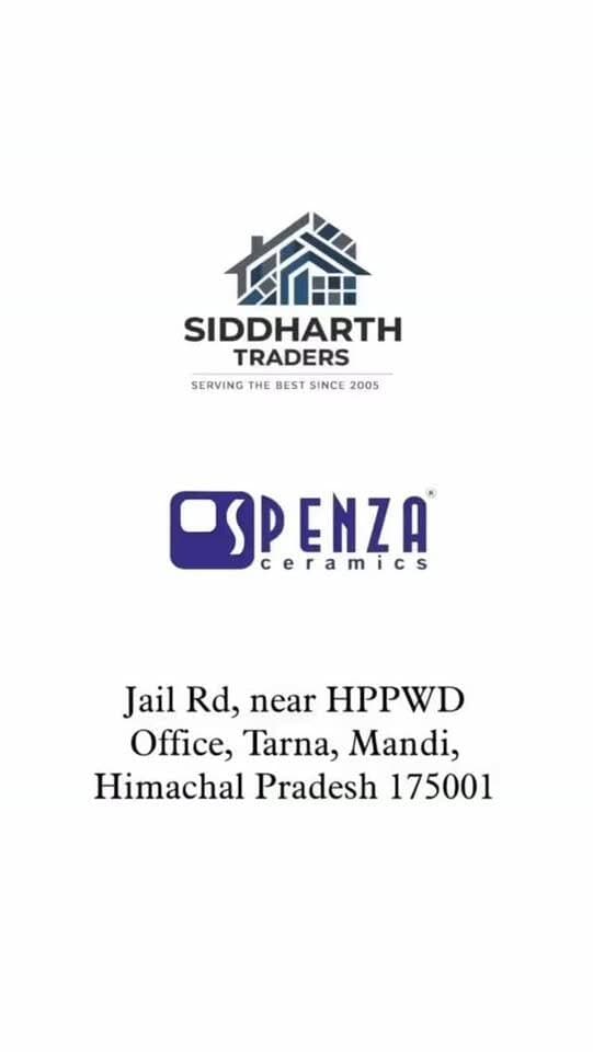 अपने घर को दें खूबसूरत और शानदार लुक!
Siddharth Traders, मण्डी में पाएं Spenza Ceramics की बेहतरीन टाइल्स और सिरेमिक्स की शानदार रेंज।
📍 Jail Road, H.P.P.W.D. Office के पास टारना, मण्डी
📞 94180 56476 | 98160 56476
#SiddharthTraders #SpenzaCeramics #TilesDesign #Mandi #HimachalPradesh