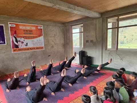 राजगढ़: पझौता कॉलेज में नशामुक्ति जागरूकता अभियान, 250 विद्यार्थियों ने लिया भाग
