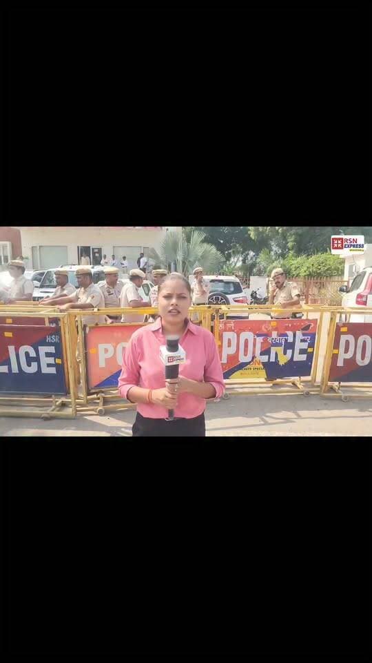 हिसार बीजेपी दफ़्तर के बाहर किसानों ने अपनी मांगो को लेकर किया विरोध प्रदर्शन !