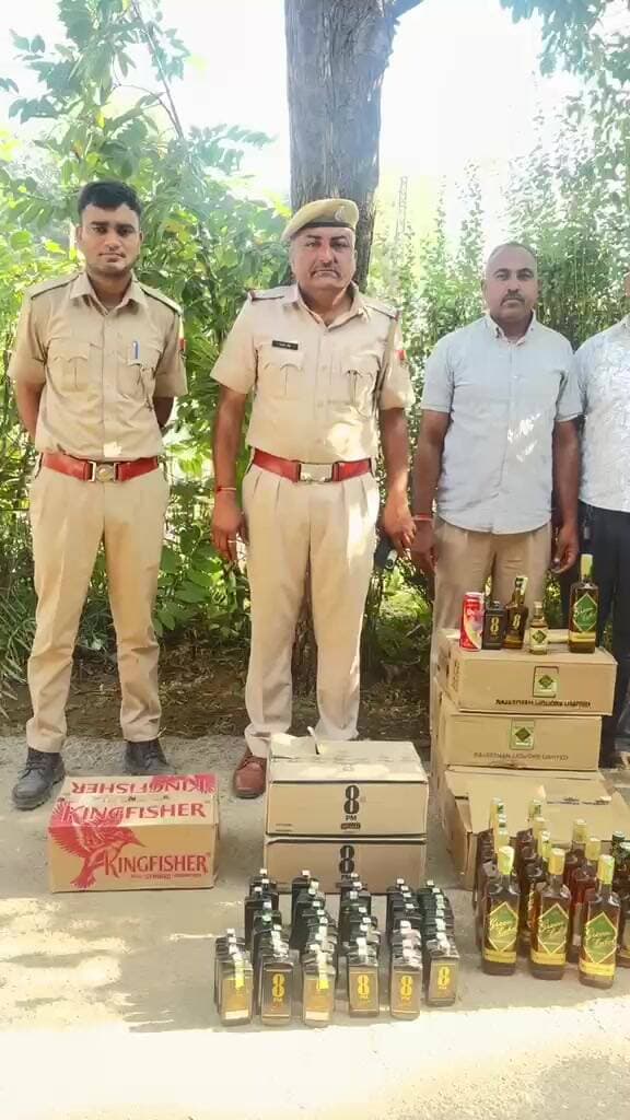 आबू रोड: सिरोही में अवैध शराब के खिलाफ बड़ी पुलिस कार्रवाई, एक गिरफ्तार