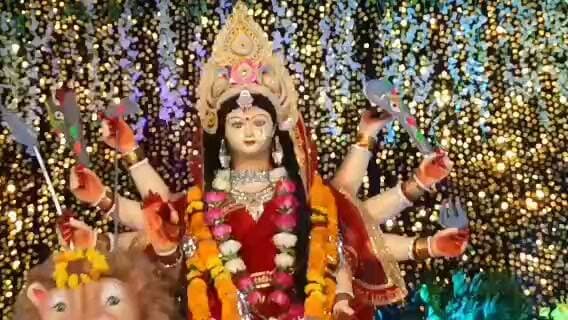 दुर्गा महाआरती में उमड़ा जन सैलाब रीठी