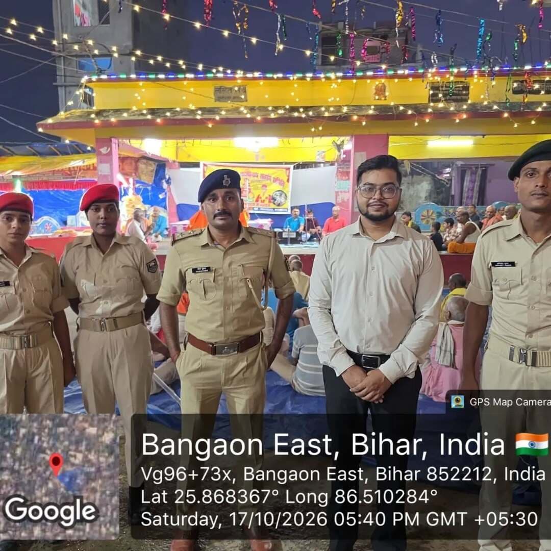 दुर्गापूजा पर्व के दौरान विधि-व्यवस्था संधारण एवं श्रद्धालुओं की सुरक्षा सुनिश्चित करने के उद्देश्य से जिले के विभिन्न महत्वपूर्ण स्थलों पर दंडाधिकारियों एवं पुलिस पदाधिकारियों/बलों की प्रतिनियुक्ति की गई है।
#cmsamrat
#samratchoudhary