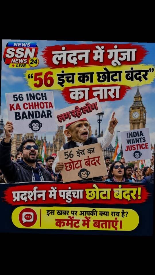 लंदन में गूंजा “56 इंच का छोटा बंदर” का नारा इस पर आपकी राय कमेंट में लिखें#reels #news #modi #BreakingNews #viralreels