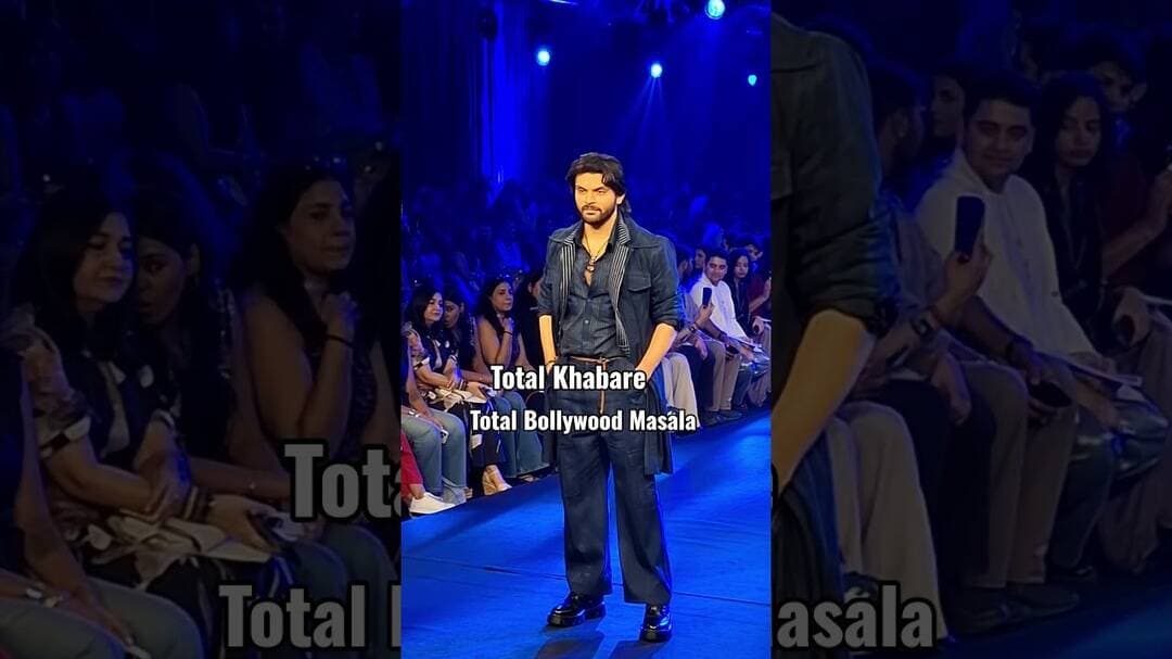 #veerpahariya walks on the ramp at #lakméfashionweek 2026 in #delhi 🔥🔥#totalkhabare #bollywood