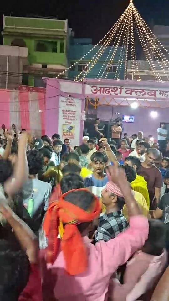 भक्ति जागरण कार्यक्रम महागामा प्राचीन दुर्गा मंदिर के प्रांगण से लाइव....