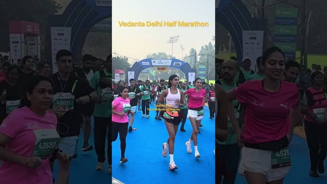 Vedanta Delhi half Marathon #viral #vdhm #marathon #halfmarathon #jlnstadium #running #delhinews