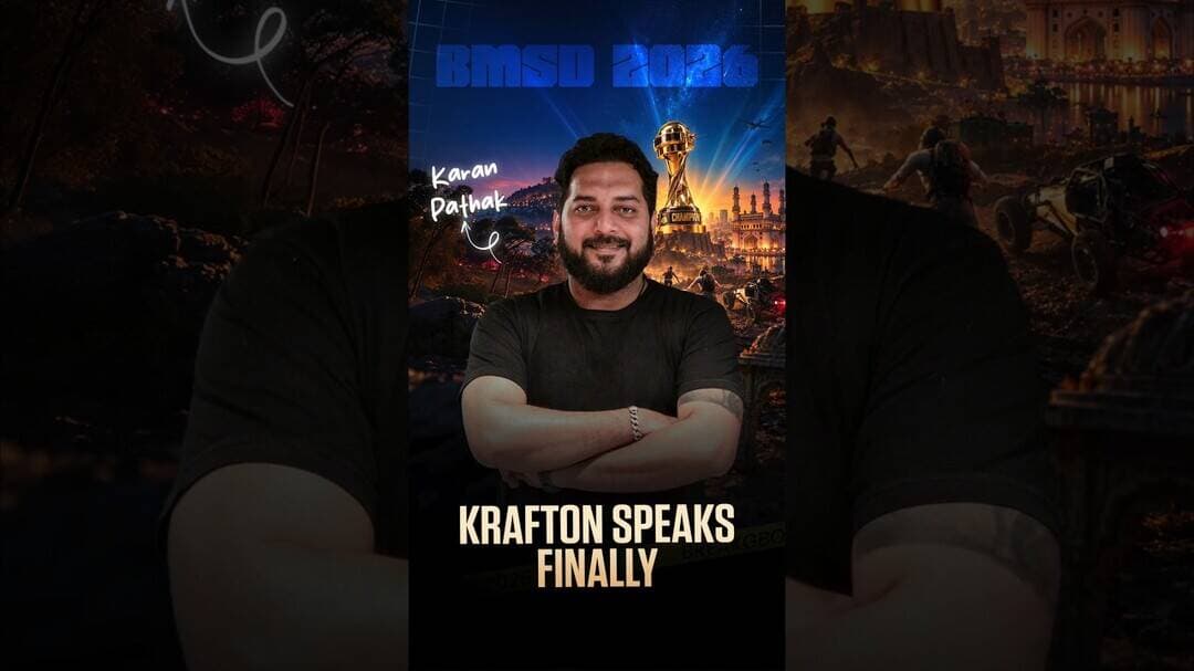 BMIC 2026EXCLUSIVE #BMSD2026 #KraftonIndia #KaranPathak #BGMI #BGMIShowdown #BMIC2026 #IndianGaming