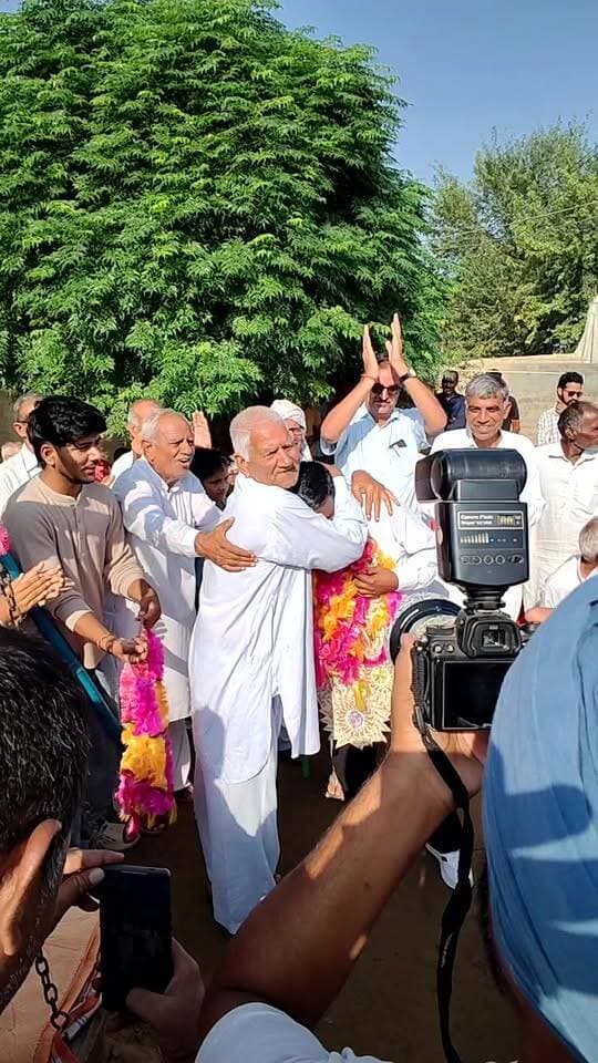 जसाना से लाईव पार्ट लोकेश सारण का जोरदार स्वागत