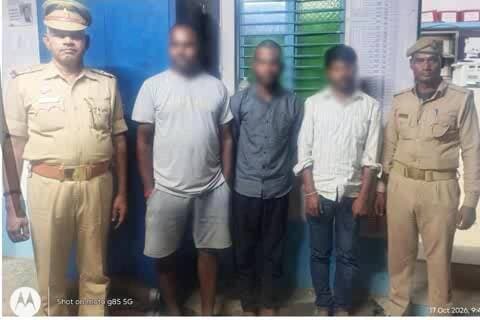 राजातालाब: वाराणसी में जुआ खेलने वाले तीन गिरफ्तार, एक आरोपी फरार