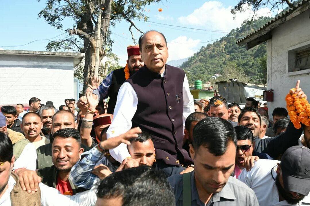 जय राम ठाकुर जी का भव्य स्वागत
Suneel Pahadi ✍️