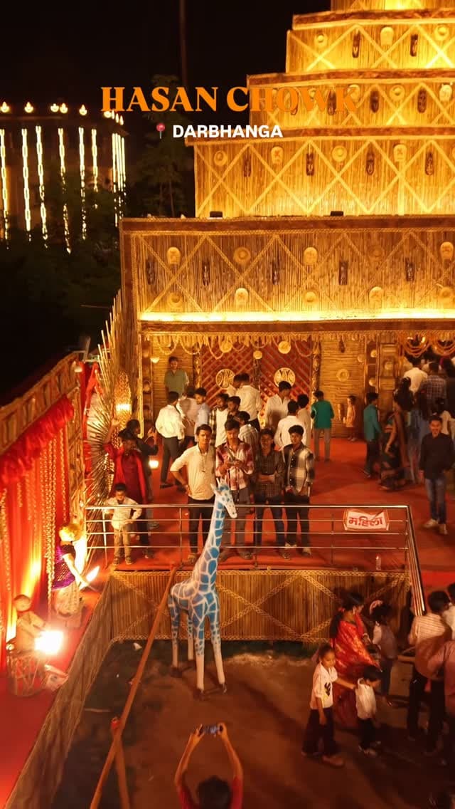 HASAN CHOWK ♥️ || #durgapuja #navratri❤️ #navratrivibes❤️ #newpost #viral