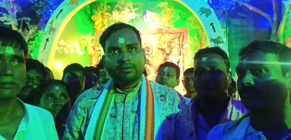 দুর্গাপূজো নিয়ে সকলকে শুভেচ্ছা জানালেন সাগরের বিধায়ক সুমন্ত মন্ডল