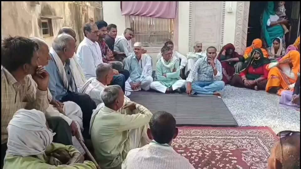 गांव जगजीवनपुर में भौंडा गांव के लोगों से की बात चीत...... पूर्व विधायक अतर सिंह भड़ाना हत्याकांड मामला