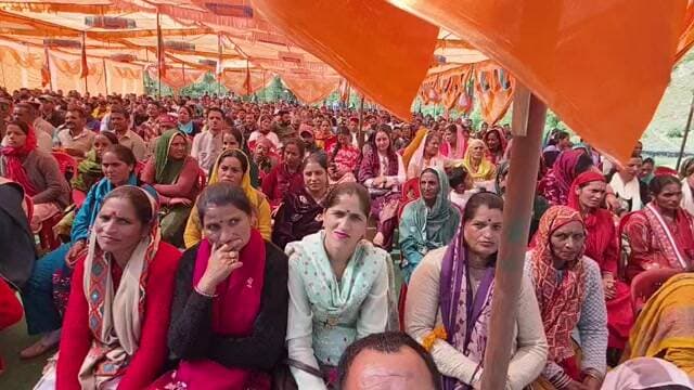 भरमौर के लिल्ह पूर्व मुख्यमंत्री एवं नेता प्रतिपक्ष जयराम ठाकुर का प्रतिनिधि सम्मान समारोह में शिरकत