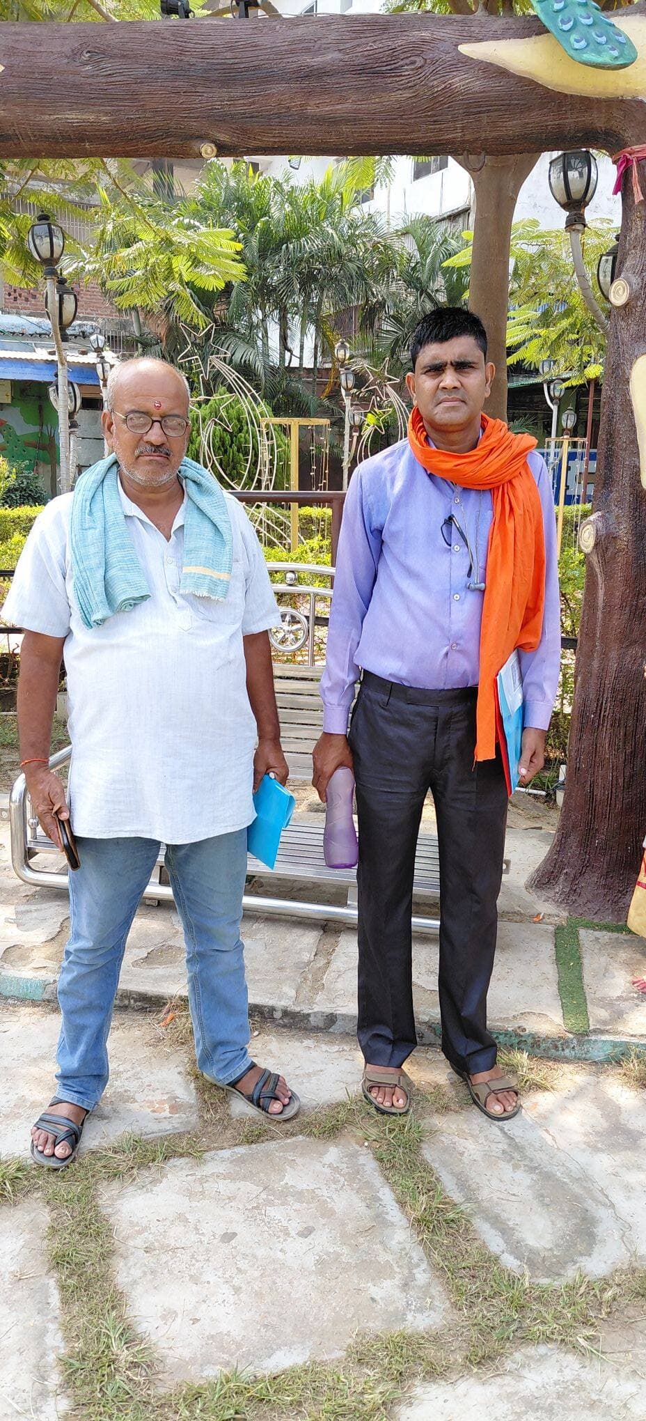 कृषि मीटिंग में गए थे शगुन वाटिका जमुई