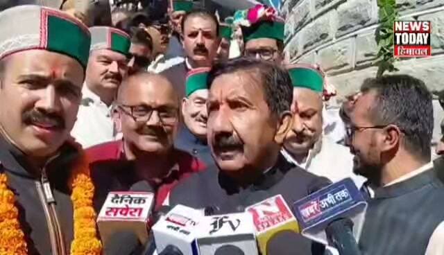 उप मुख्यमंत्री मुकेश अग्निहोत्री, सराहन में मीडिया से बात करते हुए कही ये बड़ी बात