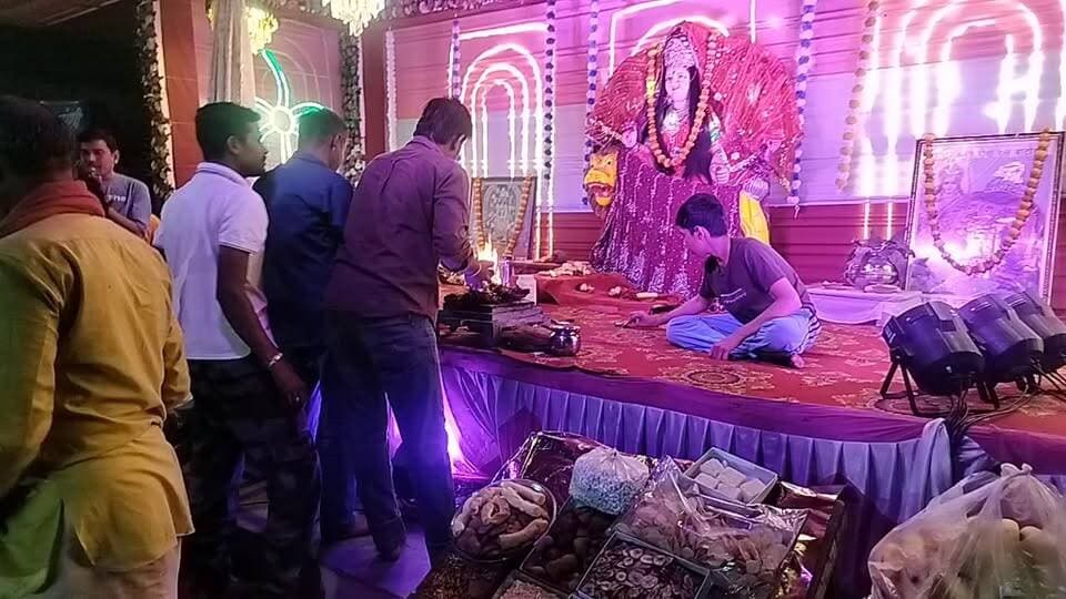 #live बाटोदा में दुर्गा महोत्सव की आरती में सजी छप्पन भोग की भव्य झांकी, दर्शन कर भक्त हुए निहाल #news7Rajasthan #batoda
