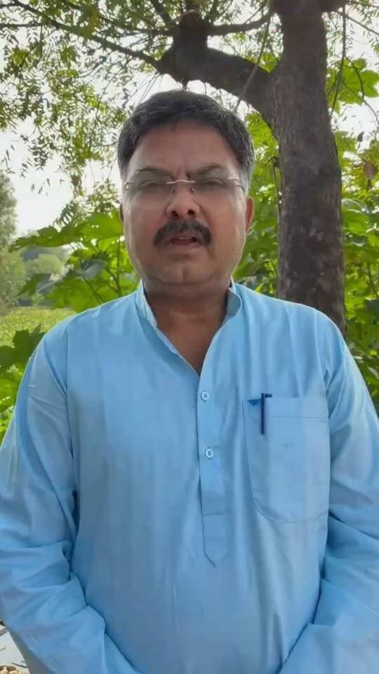मूर्ति विसर्जित को लेकर जनता से अपील करते हुए दिगंबर सिंह धाकरे जी