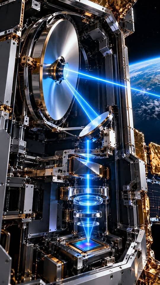 "How satellite cameras see everything from space! 🛰️💥 Real engineering revealed."#GlobalScienceHub #SpaceScience #TechFacts #reelsviralシfb #trendingreels