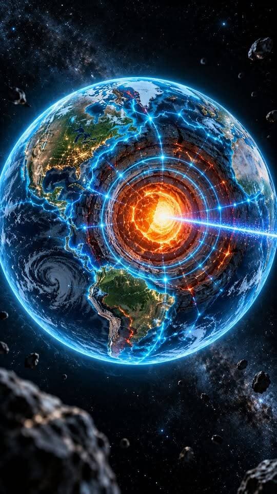 Is our Earth actually alive? 🌍 For 60 years, science has no answer why our planet pulses like a heartbeat every 26 seconds. Discover this 60-year-old unsolved mystery! ⏳ #EarthMystery #GlobalScienceHub #UnsolvedScience #explorepage #facebookreelsviral