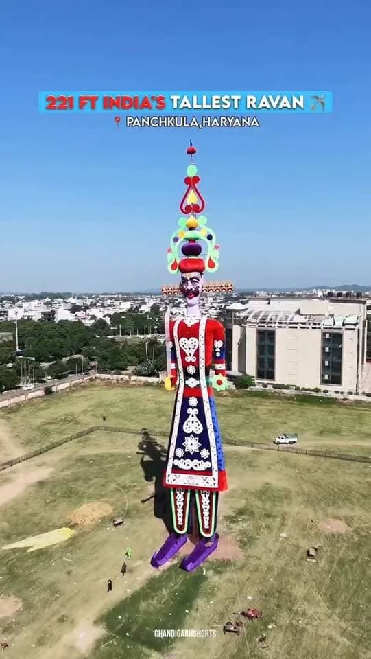 India's tallest Ravan
#panchkula #dussehra #ravan