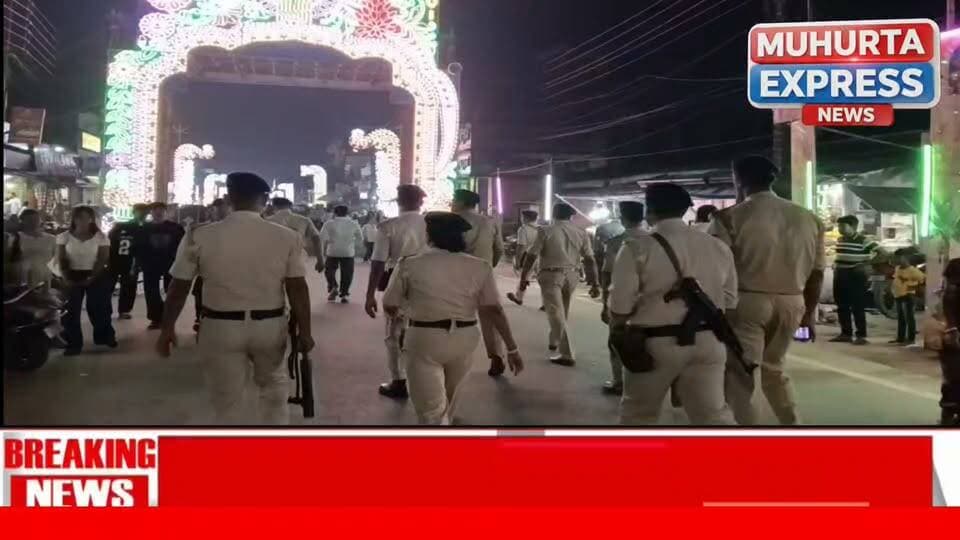 উদয়পুরে দুর্গাপূজাকে কেন্দ্র করে যেনো কোনো অপ্রতিকর ঘটনা না ঘটে তার জন্য গোমতী জেলা পুলিশের টহলদারি উদয়পুর শহরে...